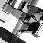 Бра для ванных комнат с цилиндрическим плафоном на прямоугольном зеркальном основании Feiss варинант исполнения - 4 | Loft Concept в Костроме