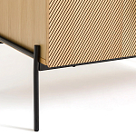 Шкаф с геометрическим рисунком на дверцах Anders Light Wood варинант исполнения - 6 | Loft Concept в Костроме