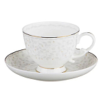 Чайный сервиз белого цвета из фарфора на 6 персон 15 предметов Floral Charm варинант исполнения - 1 | Loft Concept в Костроме