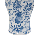 Ваза фарфоровая высокая с синими цветочными мотивами Independence варинант исполнения - 3 | Loft Concept в Костроме