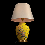 Настольная лампа желтая с изображением птиц Slip Away варинант исполнения - 10 | Loft Concept в Костроме