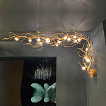 Потолочный светильник с настенным креплением в виде дерева Escape of Light варинант исполнения - 1 | Loft Concept в Костроме