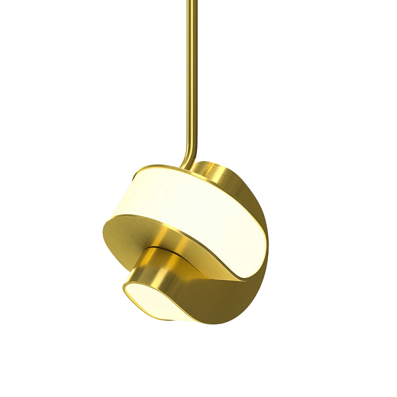 Подвесной светильник в цвете Латунь Levix Латунь сатинированная в Костроме | Loft Concept 