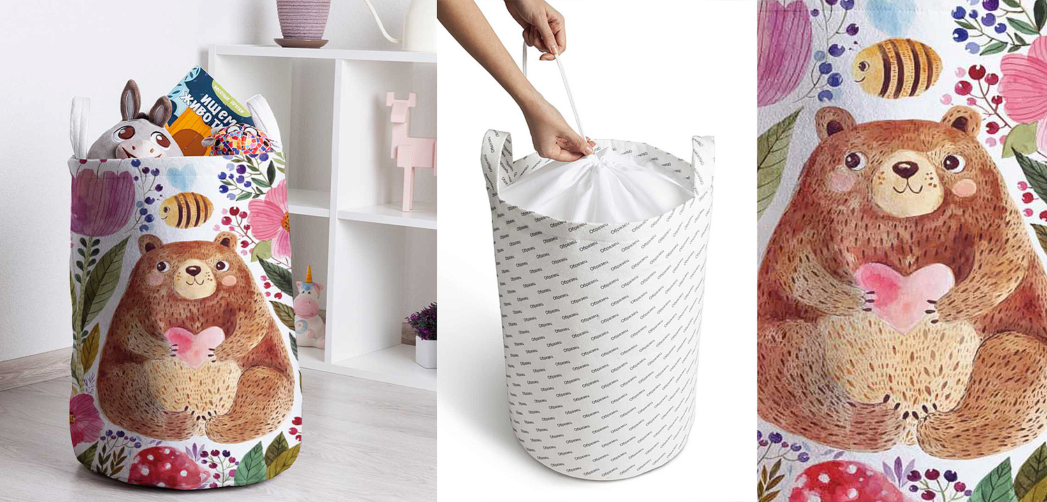 Корзина Love Bear Basket Корзина Love Bear Basket - Loft-Concept в Костроме