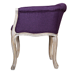 Кресло низкое в стиле прованс Louis French Armchair purple flax варинант исполнения - 2 | Loft Concept в Костроме