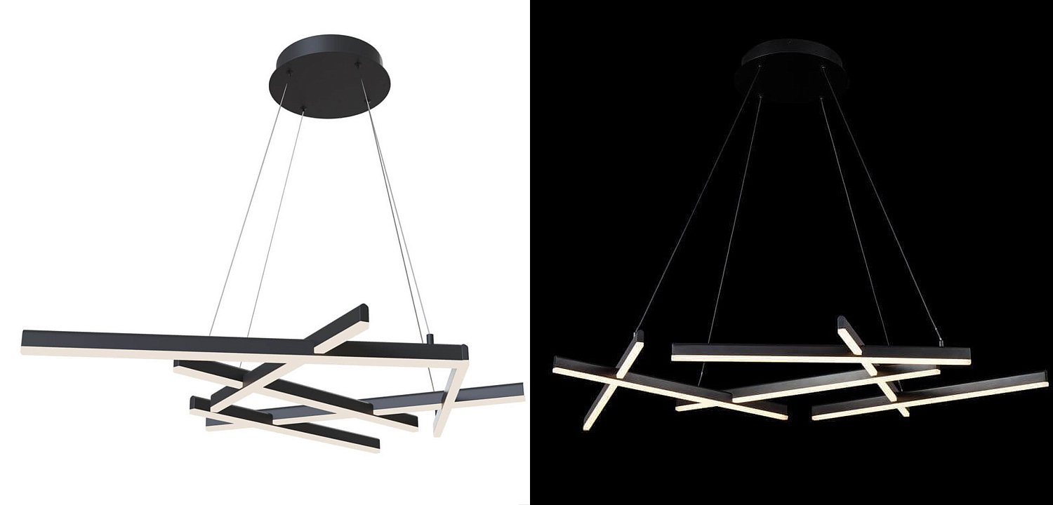Люстра Smeragde Light Chandelier black Люстра Smeragde Light Chandelier black - Loft-Concept в Костроме