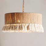 Люстра круглая плетеная с кисточками Solar Glow варинант исполнения - 9 | Loft Concept в Костроме