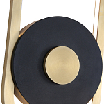 Бра с овальной рамой цвета латунь Midnight Orbit варинант исполнения - 1 | Loft Concept в Костроме