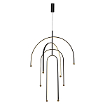 Люстра подвесная с дугообразными изогнутыми элементами Luke Lampco Tracer Lamp варинант исполнения - 5 | Loft Concept в Костроме
