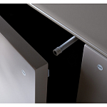 Комод со стеклянной столешницей и с выдвижными ящиками Minimalist Accent варинант исполнения - 4 | Loft Concept в Костроме