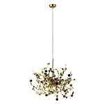 Подвесной светильник с металлическими круглыми элементами Terzani Argent варинант исполнения - 6 | Loft Concept в Костроме