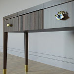 Туалетный стол - Трельяж Elsa Dreams Walnut 120 см варинант исполнения - 3 | Loft Concept в Костроме