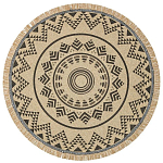 Ковер круглый из комбинированного состава Fantasy варинант исполнения - 1 | Loft Concept в Костроме