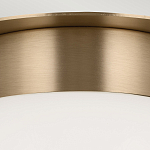 Потолочный светильник с белым матовым шарообразным плафоном Kichler варинант исполнения - 4 | Loft Concept в Костроме