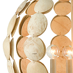 Люстра в форме шара с декором из круглых декоративных элементов Texture Discs варинант исполнения - 1 | Loft Concept в Костроме