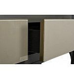 Консоль тёмно-коричневого цвета с 2-мя ящиками Gladstone варинант исполнения - 4 | Loft Concept в Костроме