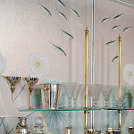 Обои ручная роспись Jakuchu Original colourway on Tarnished Silver gilded paper варинант исполнения - 1 | Loft Concept в Костроме