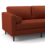 Мебельная ткань Шенилл терракотовый цвет 138 см T4-44 варинант исполнения - 1 | Loft Concept в Костроме