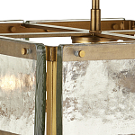 Потолочный светильник квадратный из толстого литого стекла Cast Glass варинант исполнения - 2 | Loft Concept в Костроме