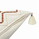 Подушка декоративная с геометрическим узором и кисточками Divine Abstractions варинант исполнения - 2 | Loft Concept в Костроме