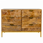 Комод с выдвижными ящиками и фактурным фасадом Termite варинант исполнения - 1 | Loft Concept в Костроме