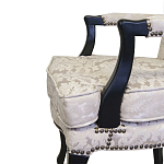 Кресло c растительным орнаментом Aubrey Classical Armchair beige jacquard варинант исполнения - 4 | Loft Concept в Костроме