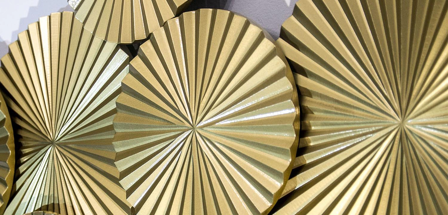 Арт-объект Apollo Gold Wall Plaque Disc 11 Арт-объект Apollo Gold Wall Plaque Disc 11 - Loft-Concept в Костроме