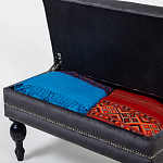 Мягкая банкетка с зоной для хранения Casket Dark Grey варинант исполнения - 4 | Loft Concept в Костроме