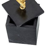 Мраморная шкатулка с бюстом из металла KELLY WEARSTLER варинант исполнения - 5 | Loft Concept в Костроме