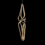 Подвесной светильник с декоративными элементами в виде кристаллов Smooth Shine варинант исполнения - 2 | Loft Concept в Костроме