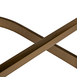 Стул барный букле бежевый с каркасом цвета матовое золото Tactility варинант исполнения - 4 | Loft Concept в Костроме