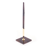 Ручка шариковая на подставке из натурального камня Обсидиан Stone Pens варинант исполнения - 2 | Loft Concept в Костроме