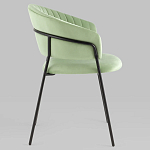 Стул в велюре фисташкового цвета Horizon варинант исполнения - 2 | Loft Concept в Костроме