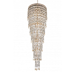 Люстра многоярусная каскадная с хрустальными подвесками Roul Crystal Light варинант исполнения - 6 | Loft Concept в Костроме