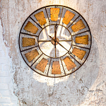 Часы настенные из металла в стиле лофт Clock with History варинант исполнения - 2 | Loft Concept в Костроме