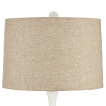 Торшер с белым каркасом и тканевыми абажуром Natural Stems варинант исполнения - 4 | Loft Concept в Костроме