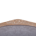 Кресло Ava Classical Armchair brown and grey velour варинант исполнения - 5 | Loft Concept в Костроме