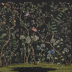 Обои ручная роспись St Laurent Casino metallic silk варинант исполнения - 2 | Loft Concept в Костроме