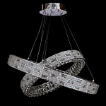 Люстра на 2 кольца с текстурной огранкой Reflection of Reality варинант исполнения - 1 | Loft Concept в Костроме