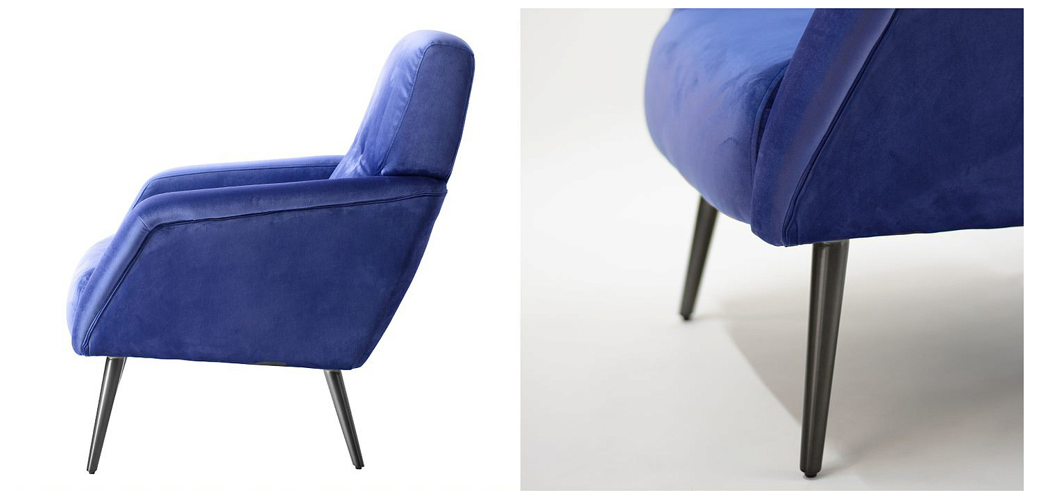 Кресло Diaspro Chair blue Кресло Diaspro Chair blue - Loft-Concept в Костроме