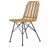 Стул с ротанговым плетением Wicker Stool без подлокотников варинант исполнения - 4 | Loft Concept в Костроме
