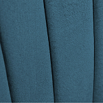 Барный стул со спинкой на 4-х деревянных ножках Синий Велюр Ava Charm варинант исполнения - 4 | Loft Concept в Костроме