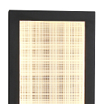 Светодиодное прямоугольное бра из металла черного цвета Lattice Lux варинант исполнения - 6 | Loft Concept в Костроме