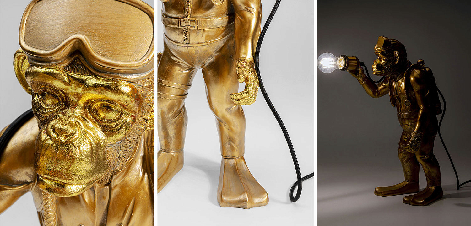 Настольная лампа Monkey Diver Table Lamp Настольная лампа Monkey Diver Table Lamp - Loft-Concept в Костроме