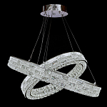 Люстра на 2 кольца с текстурной огранкой Reflection of Reality варинант исполнения - 2 | Loft Concept в Костроме