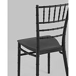 Стул Chiavari пластик черный варинант исполнения - 3 | Loft Concept в Костроме