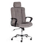 Кресло компьютерное City Chair хром флок варинант исполнения - 2 | Loft Concept в Костроме