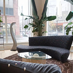 Дизайнерский журнальный стол в виде раковины с жемчужиной под прозрачной столешницей Fahin варинант исполнения - 4 | Loft Concept в Костроме