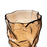 Ваза стеклянная фактурная Crumpled Vase 32 см варинант исполнения - 2 | Loft Concept в Костроме