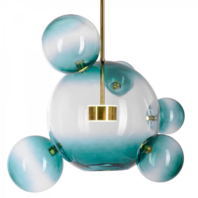 Подвесной светильник Suspension LED design BUBBLE LAMP AMBRE Латунь Амбре Подвесной светильник Suspension LED design BUBBLE LAMP AMBRE Латунь Амбре в Костроме | Loft Concept
